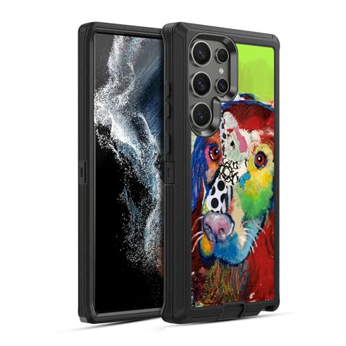 Coque antichoc Samsung S22 Ultra anti-rayures chien Michel Keck