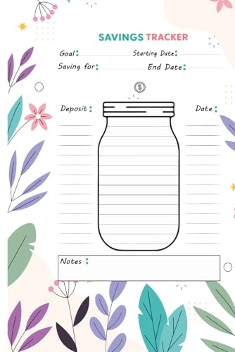 Saving Challenge NoteBook: A fun financial goals tracker for kids and adults
