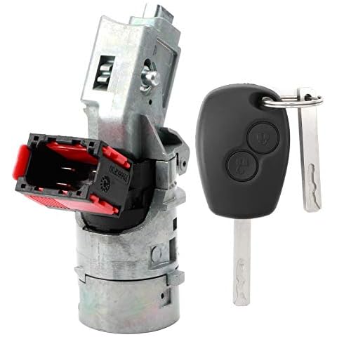 Ignition Switch, Ignition Lock Barrel Starter Switch with Key 7701208408 Fit for Renault Trafic/Master/Kangoo Cover