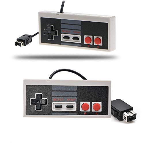 WADEO NES Controller USB Classic Edition Nintendo Game Controller passend für Nintendo Classic NES Gamepad mit 6ft Extend Link Verlängerungskabel für Nintendo Mini NES Classic Edition