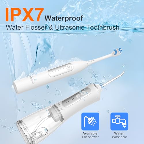 H2ofloss Sonic Electric Toothbrush and Water Flosser Combo - image 6