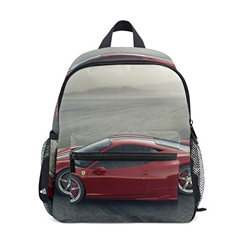 Mochila Escolar pequeña con Hebilla para niño Niña Ferrari 458 Speciale Edizione Super