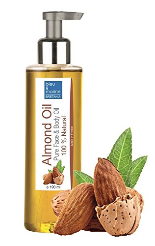 Aceite de Masaje Antiedad Nutritivo Reparator de Almendras Dulces 200 ml ? El mejor Hidratante Natural ? Aceite Portador Anticelulitico Antiestrias ? Tonifica y Suaviza la Piel Seca ? 100% Puro - bleumarine Bretania