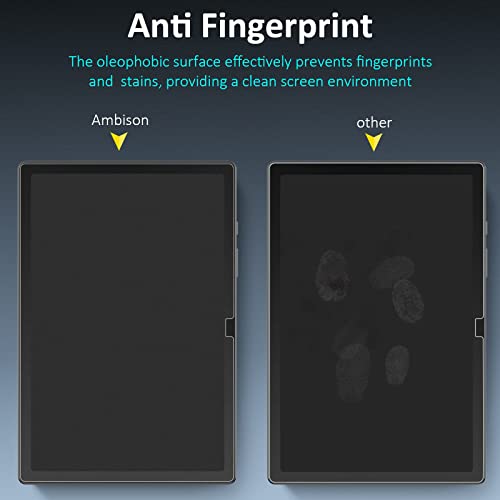 Ambison [2-Pack Matte Glass Screen Protector Compatible With Samsung Galaxy Tab A8 (10.5 Inch 2022 Released), Anti-Glare & Fingerprints/Tempered Glass/Bubble Free, Tablet A8 Model-Sm-X200/X205/X207 #TOP2