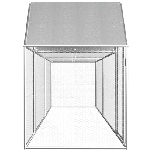 Poulailler en acier galvanisé 5m avec bâche toit imperméable - 4