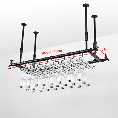Porte-gobelet de restaurant de bar rétro 116cm pour libérer de l'espace de comptoir - 3