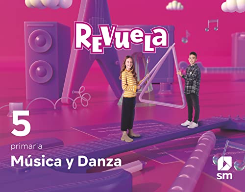 Portada de Música 5º Educacion Primaria Proyecto Revuela Ed 2022 LOMLOE