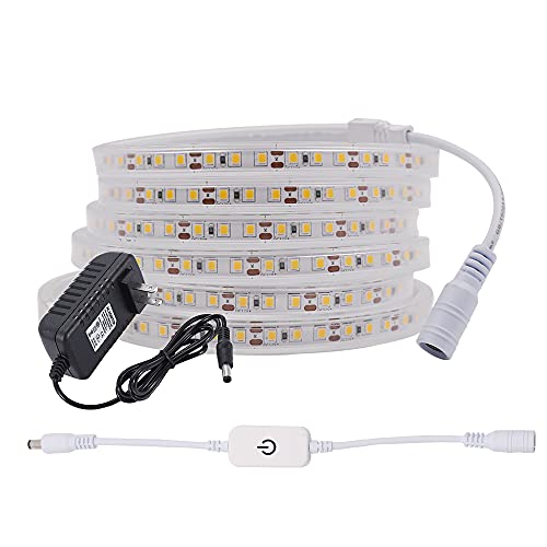 Tira de Luces LED Blanca Fría 3M Impermeable con Dimmer miniatura 1