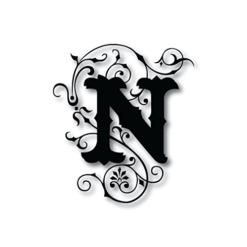 Pegatina para Macbook con letra N para MacBook, vinilo transparente/mejores pegatinas Cover