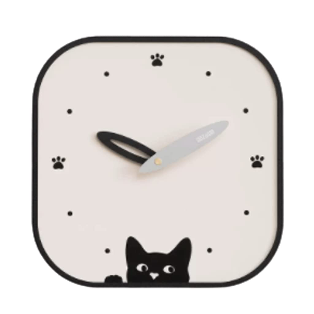 Horloge Murale Rectangulaire Chic Finition Blanche Haute Qualité Style Campagne