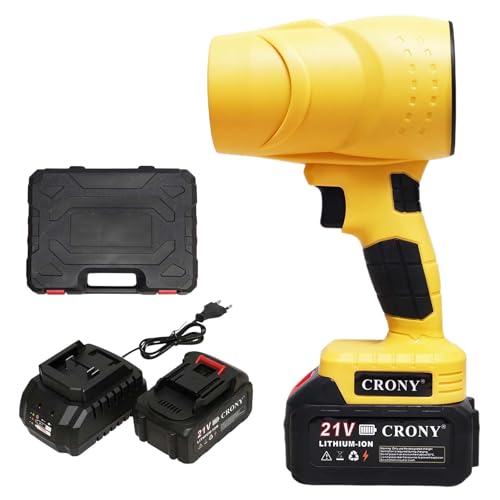 CRONY MD-1018 Force blower Jet Dry Blower 21V Lithium Battery Stepless Speed Control Cordless Handheld Air Blower Turbo Fan Rechargeable Portable Electric Air Duster