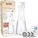 Produktbild Laica Bk31A Glasfilterflasche Glassmart, 3 Fast Disk Filter inklusive, 360 Liter sofort gefiltertes Wasser, Weiß/Transparent, 13,8 x 13,8 x 38,8 cm; 1,06 kg