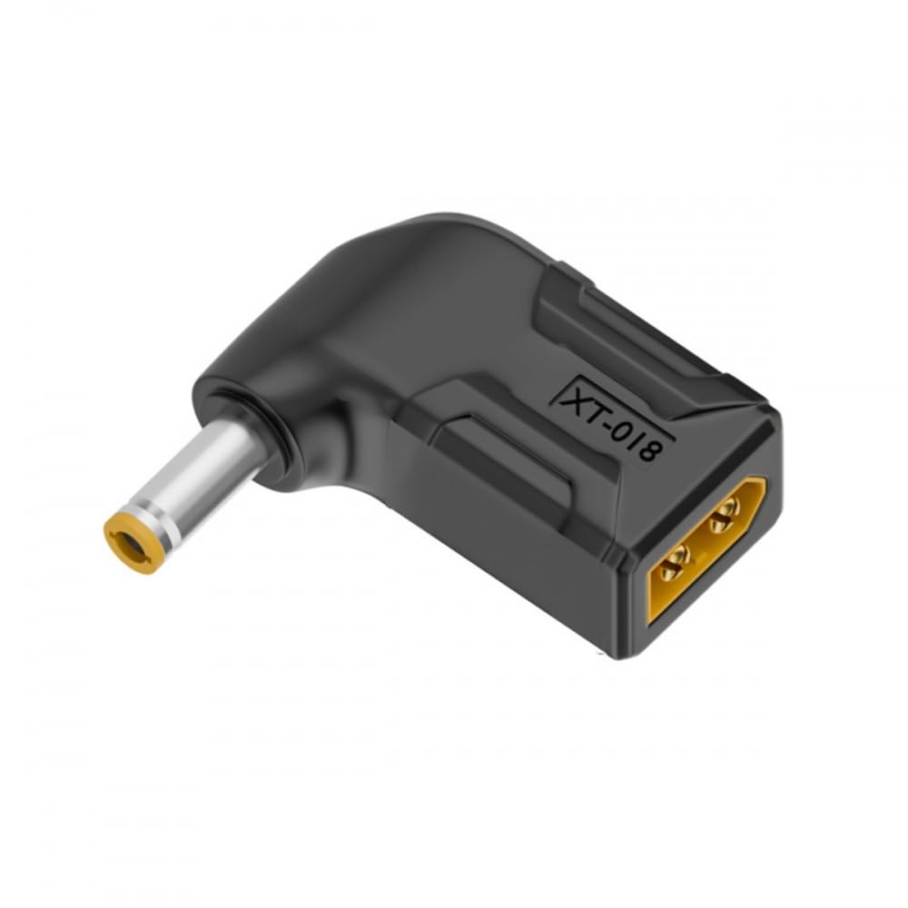 CY Adapter XT60 Male SC100 Protocol to DC 5.5x2.5mm Male Fast Charging Angled Horizontal Adapter for RC Lipo Battery Quadcopter Multicopter Aeromodelling — image 1
