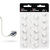 (20 Pcs) Minifit Open Domes for Oticon (10mm) – Compatible Replacement Tips for Oticon Hearing Aids, Premium Universal Domes for Oticon Hearing Aid Supplies