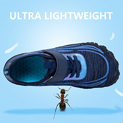 Boys & Girls Water Shoes Lightweight Comfort Sole Easy Walking Athletic Slip on Aqua 5 Toe Sock(Toddler/Little Kid/Big Kid)2