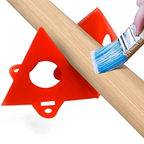 POFET 30-teilige Pyramidenhalterung, Farbgestell für Holzarbeiten, Gussfarbe, Leinwand-Stützgestell, Farbdreieck-Halterung, geeignet für Holzarbeiten, Möbel, Maler, erhöhte Leinwand, Tür, Schrank
