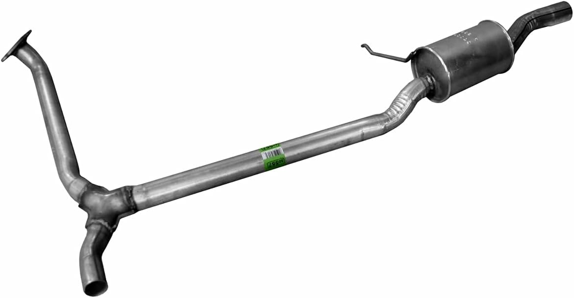 Walker 50557 Direct Fit Exhaust Resonator and Pipe Assembly 2" Inlet (ID) 1.75" Outlet (OD) for Acura TSX