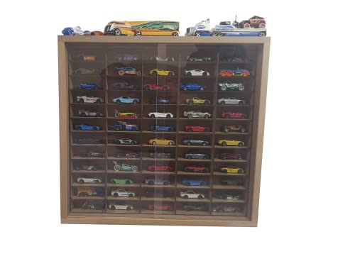 Nicho Prateleira Carrinhos Miniaturas 1:64 60 Nichos MDF Cru