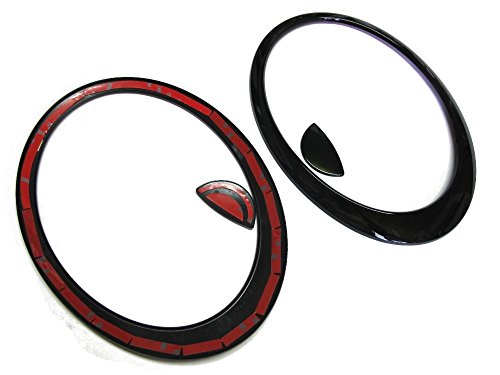 Atex Glossy Black Head Light Lamp Trim Cover (Painted) For 2007~2013 Mini Cooper R56 S #TOP1