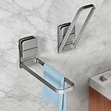 Toallero sin taladrar, toallero con ventosa, plegable, para invitados, para...