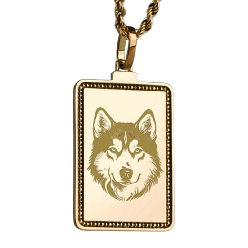 Collier Husky argent plaqué or LKBEADS : fini les bijoux ternes qui irritent la peau
