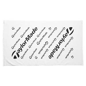 TaylorMade 2019 Tour Golfhandtuch Weiß