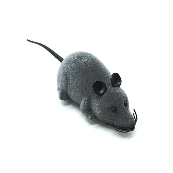 WEFOO-Electronic-Remote-Control-Rat-Simulation-Mouse-Toy-for-Cat-Dog-Kid-Gray WEFOO-Electronic-Remote-Control-Rat-Simulation-Mouse-Toy-for-Cat-Dog-Kid-Gray