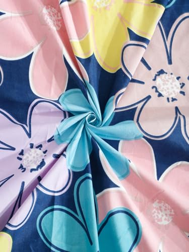 Image of Home Sizzler 210TC Floral Double Bedsheet with 2 King Size Pillow Covers