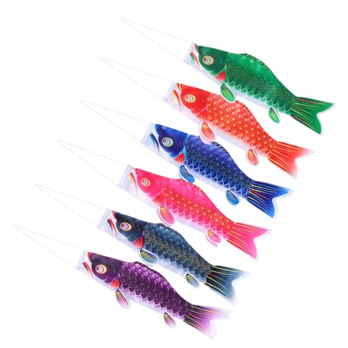 Banderas japonesas de carpa decorativas de seda para terrazas y barbacoas 2