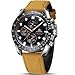 LN LENQIN Orologio Uomo Orologi Analogici Al Quarzo Da Uomo Impermeabili 30M Orolog Da Lavoro Alla Moda Con Datario Orologio in Pelle immagine