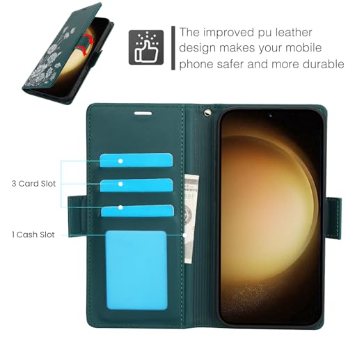 Coque Samsung S24 FE verte antichoc YM026 pour éviter les bris d'écran