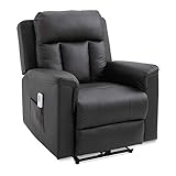 ✅Leistungsstarke Liegefunktion: Einstellbarer Rückenwinkel mit einziehbarer, ferngesteuerter Fußstütze für ultimativen Halt und Komfort