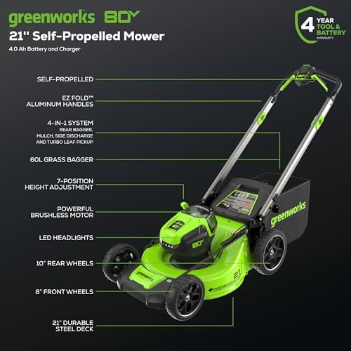 Greenworks Lawn Mower - Thumbnail 5