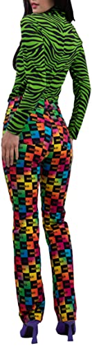 BruceGlen Women's Printed Flare Jean4