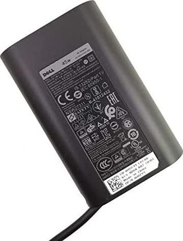 New Genuine Dell Slim Power Adapter - 45-Watt Type-C with Power Cord for Latitude 3390, 5285, 5289, 5290, 7212, 7285, 7370, 7389 - XPS 13 9365 2-in-1 - Chromebook 7486,3100, 3100 2-in-1, 3400