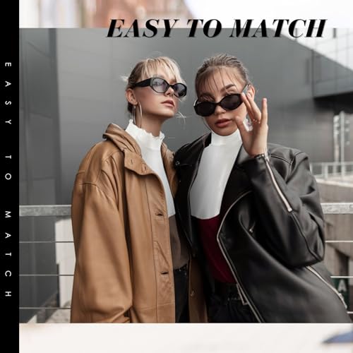 Image of Cutecrop Turtleneck Dickey Extra Large Fake Collar Detachable Dickey Collar Half Mock Turtleneck for Men Women