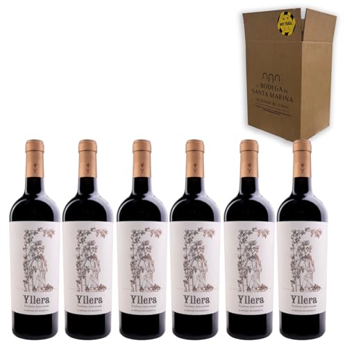 Yllera Vendimia Seleccionada - Ideal para Maridar con Carne y Comida Mediterránea - Pack 6 Botellas 75cl