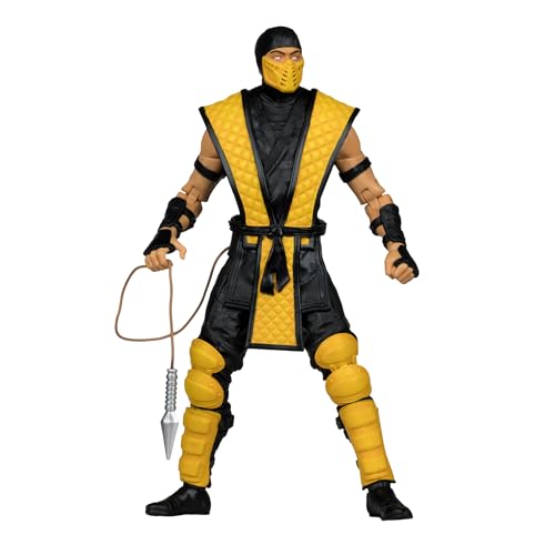 McFarlane Toys - Mortal Kombat Klassic Scorpion Figurine d'action de 7 Pouces