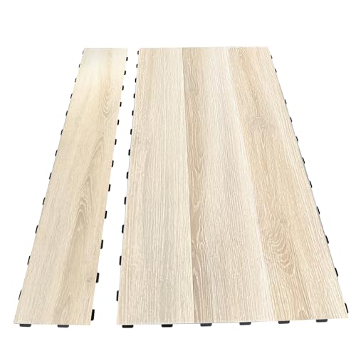 Art3d 18-Pack Interlocking Luxury Vinyl Flooring Tile for Kitchen Bathroom, 36 x 6 Inch Wood Floor Plank for Wear-Resistant, Waterproof, Anti-Slip, Reusable, Bali Teak