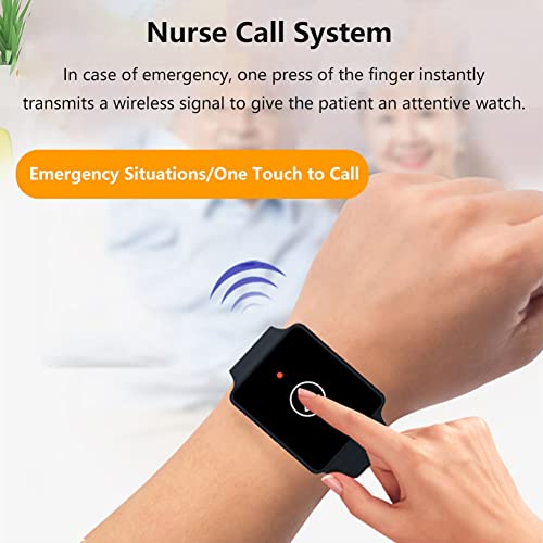 Cuifati Wireless Calling System for Old RF Wireless Watch Call Bell, Rechargeable Waterproof Watch Receiver with 3 Prompt Mode - Image 4