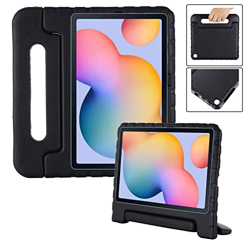 I-Original Kids Case For Samsung Galaxy Tab S6 Lite 10.4 Inch 2022/2020 Model (Sm-P610/P613/P615/P619) - Shockproof Kids Bumper Cover Handle Stand Eva Case(Black) #TOP17