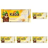 Kaba Weiße Schokolade mit Keks-Crunch, Schokoladentafel, 90 g Tafel, Weiße Schokolade mit knusprigem Keks und original Kaba-Geschmack (Packung mit 5)