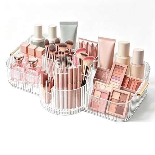 Novalunae Spinning Makeup Organizer Countertop for...