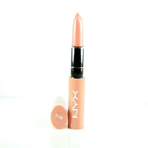 Lápiz labial NYX Cosmetics con acabado satinado y peso neto de 0.16 onzas, BLS20 Bit of Honey