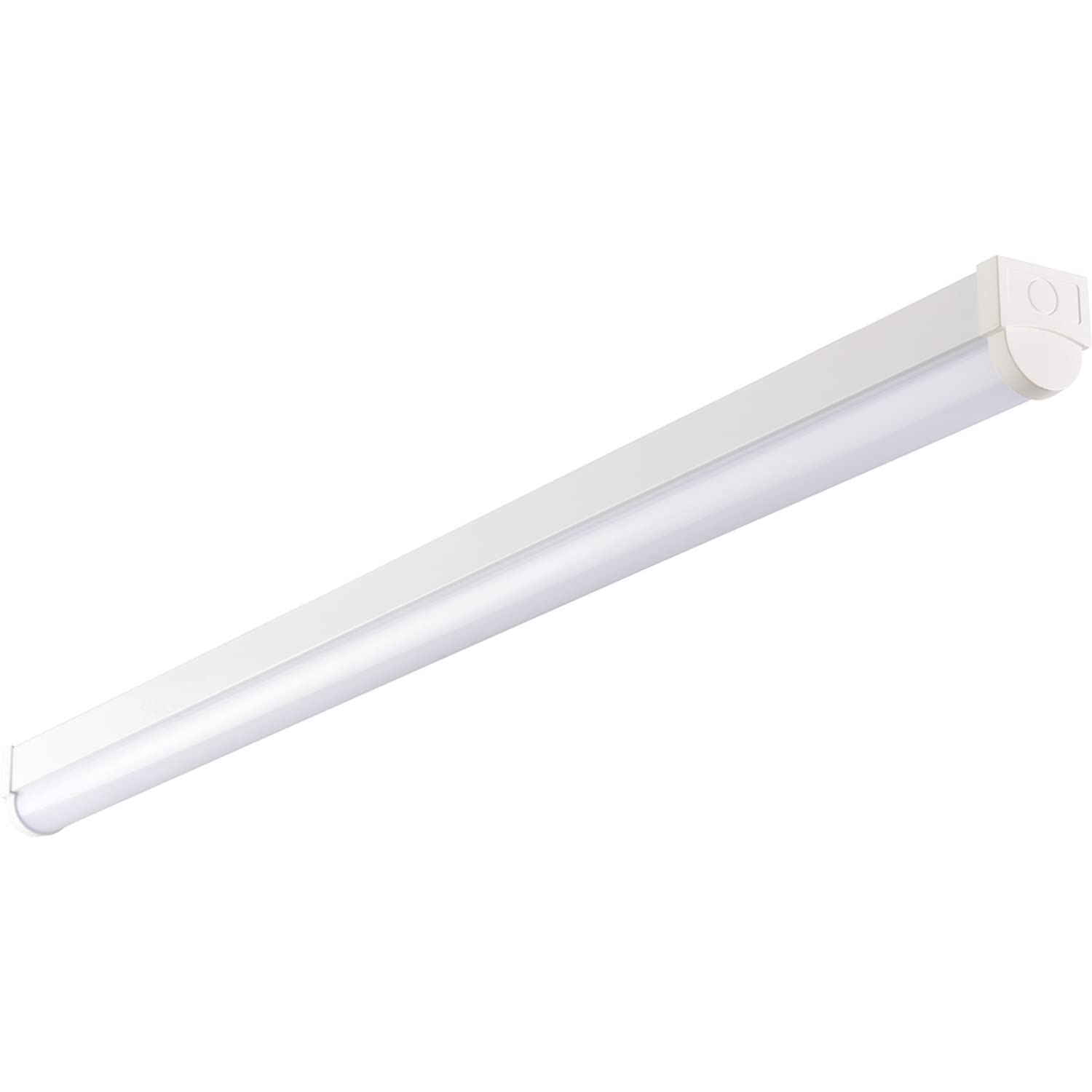 Lampe d'urgence de 1,8 m de haut lumens – Module LED blanc froid 68,5 W – Acier blanc brillant et polycarbonate opale – 3 heures de montage d'urgence – Installation BESA