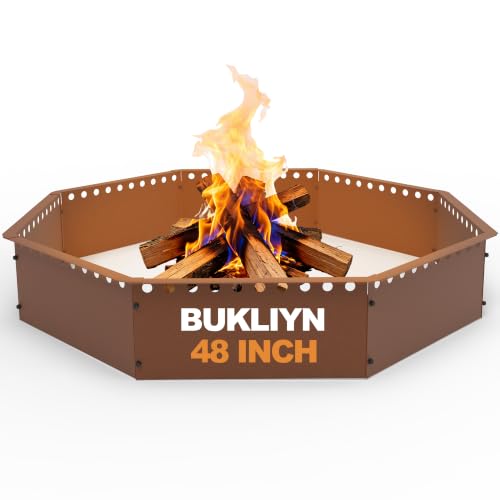 48" Smokeless Fire Pit Ring - Heavy Duty Rust