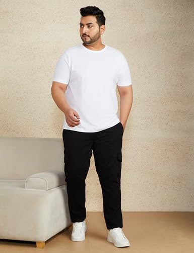 Image of Amazon Brand - Symbol Men's Stretchable Slim Fit Cargo Pants | Chinos | Casual Trousers