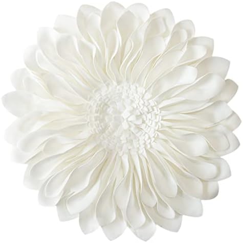 JWH 3D Flower Throw Pillow Covers Decorative Aesthetic Sunflower ...