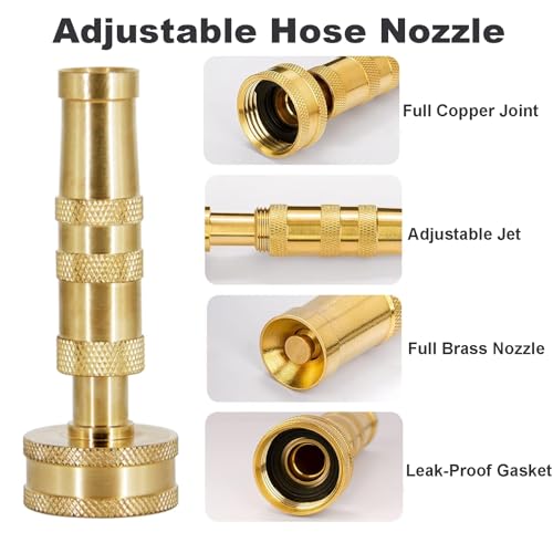 Sicilamiu FBA-2PACKNOZZLE Adjustable Twist Hose Nozzle thumb #2