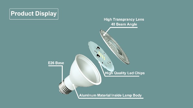 Image of LumStory 12 Pack PAR20 LED Bulbs 5000K Daylight White Dimmable 7W 600LM 50W 60W Halogen Equivalent E26 Spotlight Indoor Outdoor Flood Bulbs for Track Recessed Lighting
